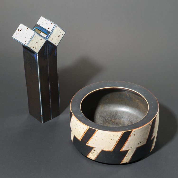 Hauptbild zu Objekt, 1 Schale und 1 Vase, Karl Scheid,Ursula Scheid, K-14 163