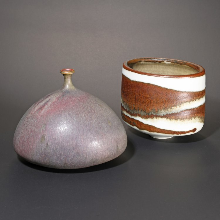 Hauptbild zu Objekt, 1 Vase und 1 Schale, Karl Scheid, K-14 161