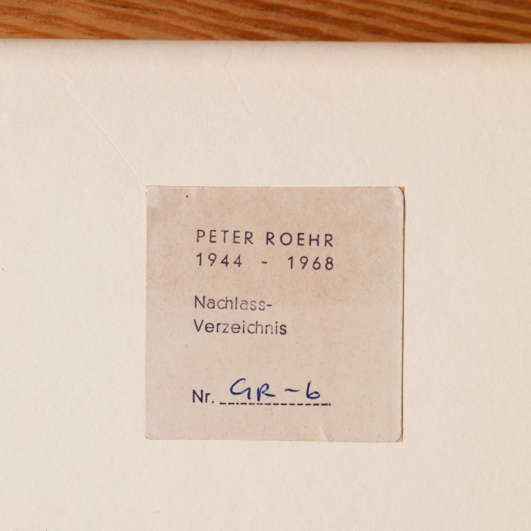 Bild 5 zu Objekt, Doppelpunkt, 1962, Peter Roehr, K-14 281