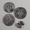Compilation of three tsubas and one fuchi-kashira