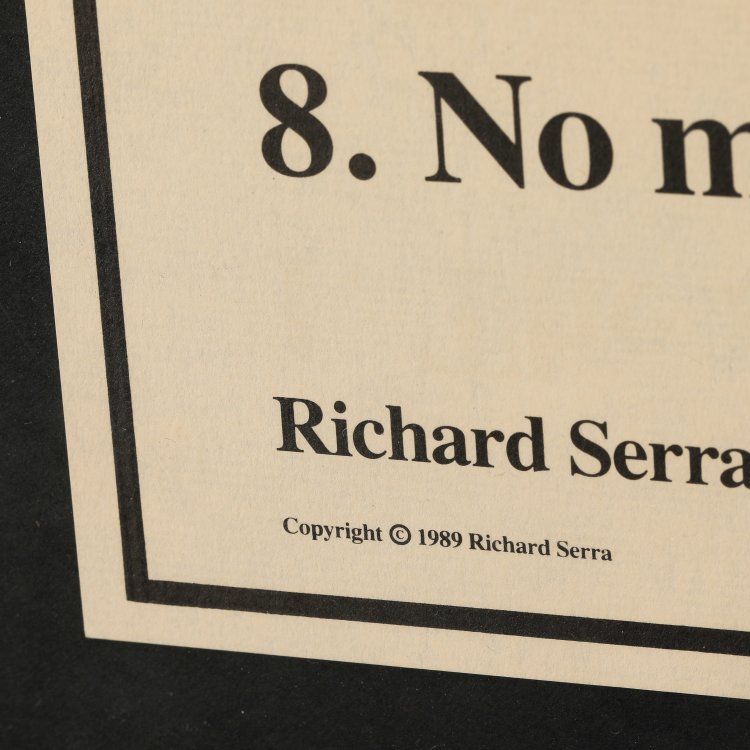 Bild 3 zu Objekt, Ohne Titel (Einladung), 1989, Richard Serra, K-14 346