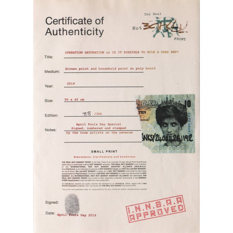 Bild 7 zu Objekt, Operation Saturation or Is It Possible To Milk A Dead Rat?, 2019, K-14 352