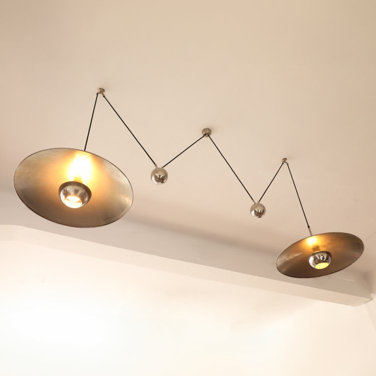 Hauptbild zu Objekt, Double pull pendant lamp model Onos 55, Florian Schulz, Florian Schulz GmbH, K-14 415