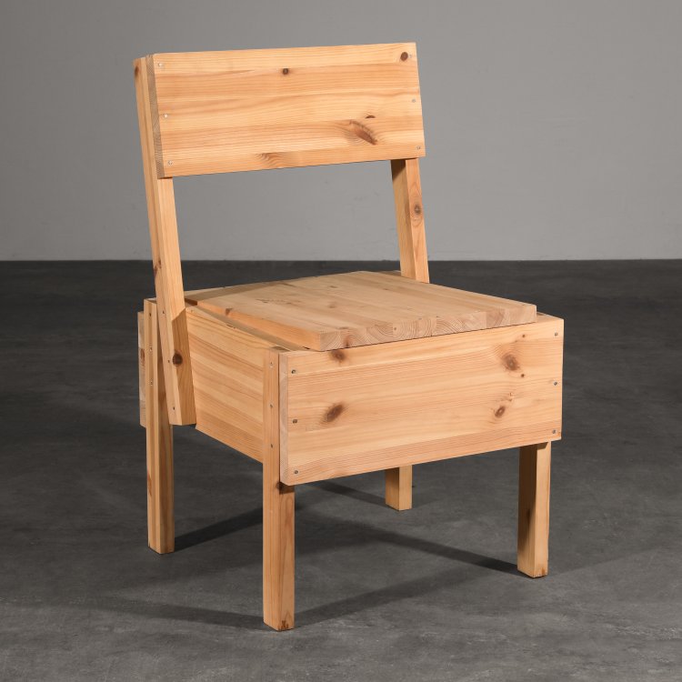 Hauptbild zu Objekt, Stuhl Modell Sedia, Enzo Mari, Artek, K-14 593