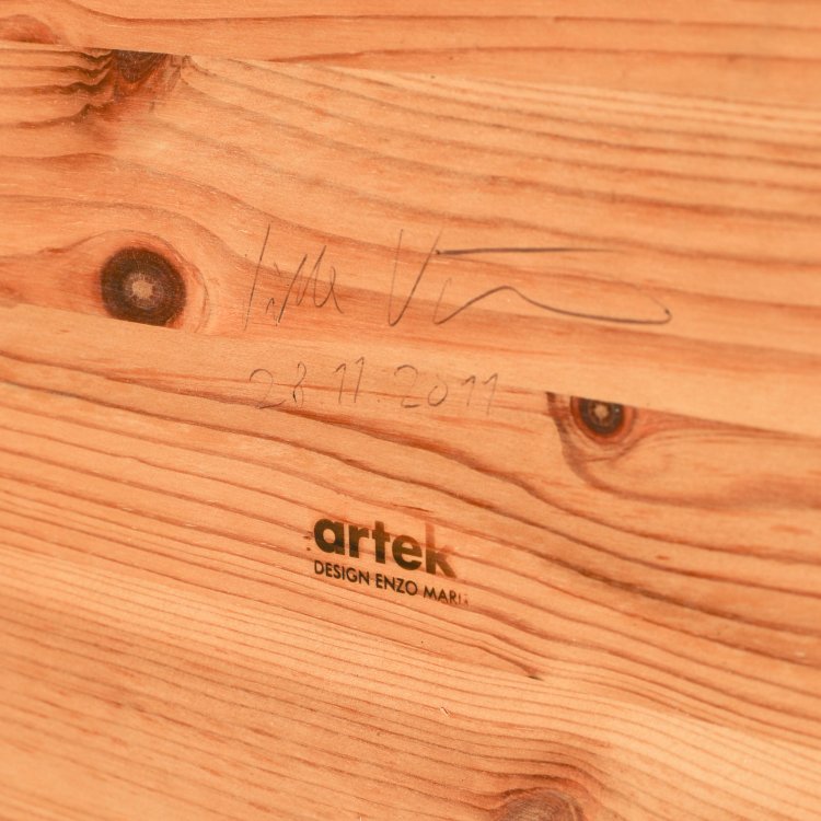 Bild 2 zu Objekt, Stuhl Modell Sedia, Enzo Mari, Artek, K-14 593