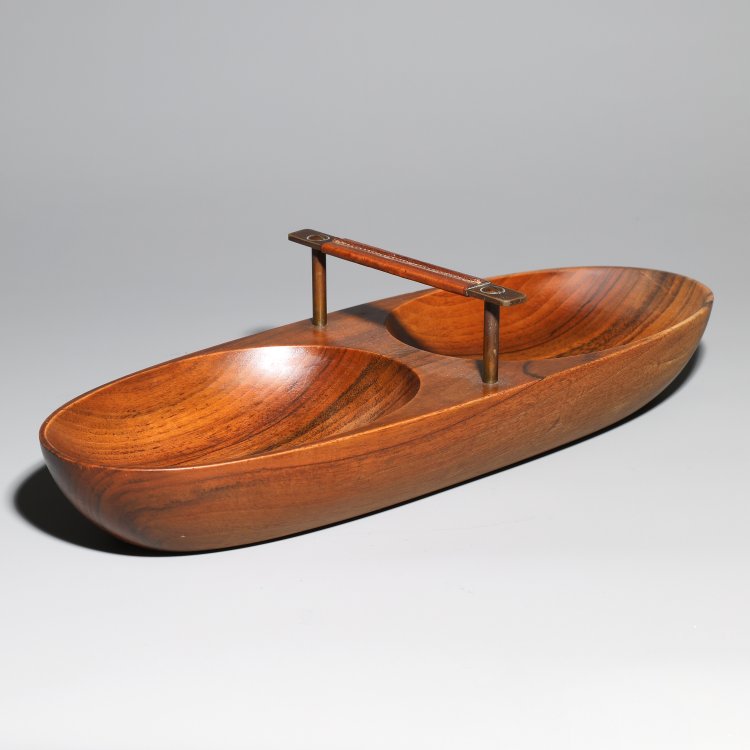 Hauptbild zu Objekt, Bowl for nuts or fruit model 451, Carl Aub&ouml;ck, Werkst&auml;tte Carl Aub&ouml;ck, K-14 427