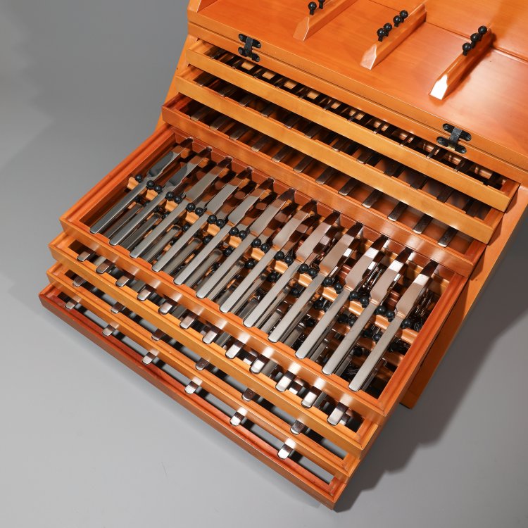 Bild 4 zu Objekt, Small series cutlery box + cutlery model Dry, Achille Castiglioni, De Padova / Alessi, K-14 662