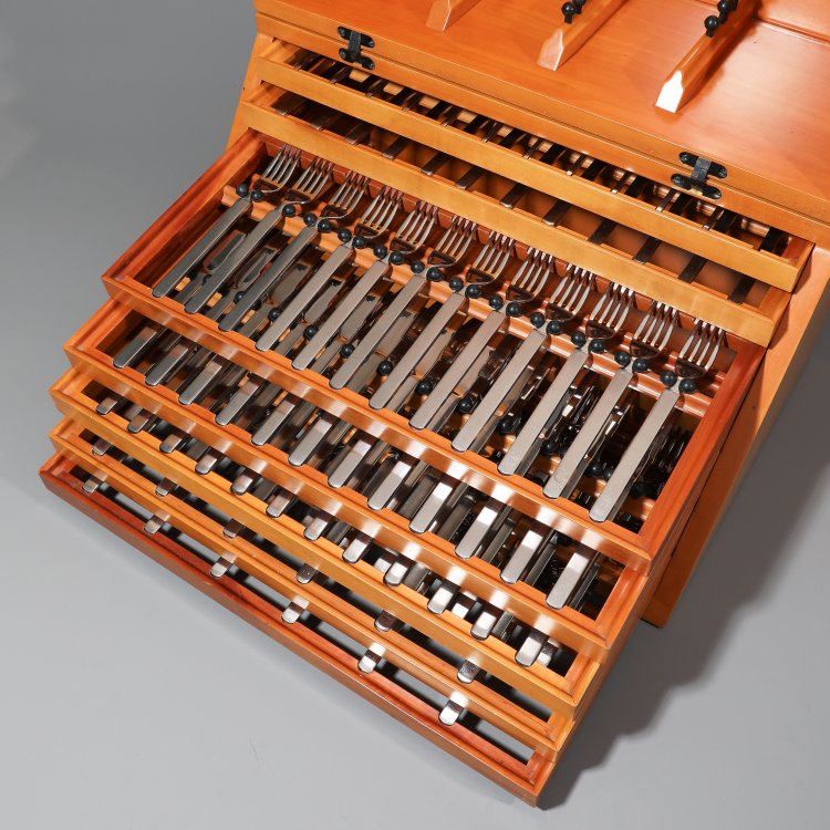 Bild 5 zu Objekt, Small series cutlery box + cutlery model Dry, Achille Castiglioni, De Padova / Alessi, K-14 662