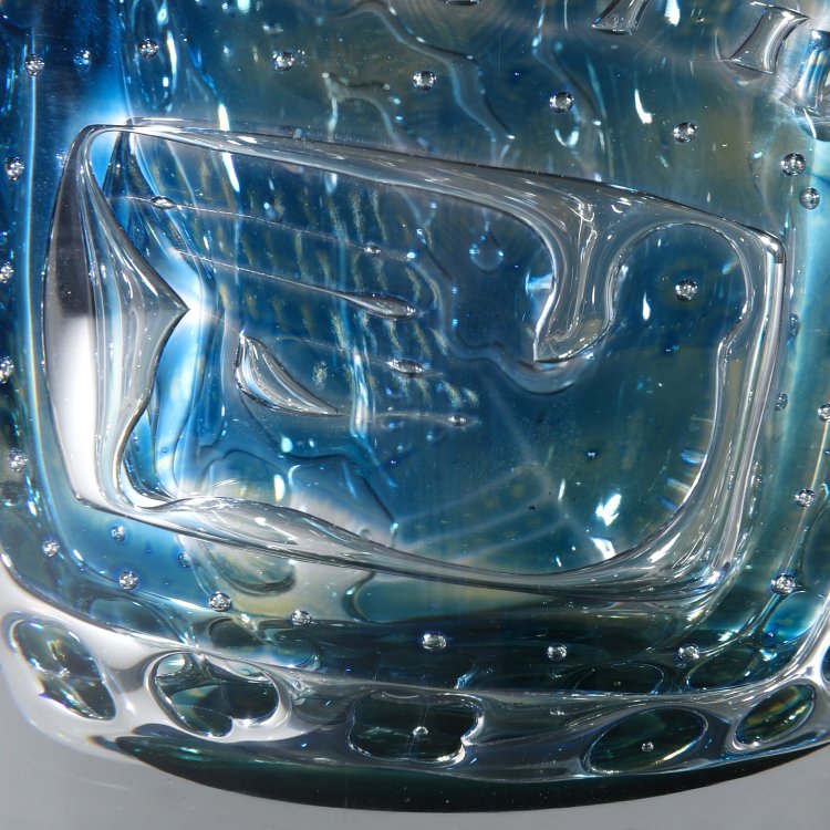 Bild 1 zu Objekt, Vase Ariel, Karl Edvin &Ouml;hrstr&ouml;m, Orrefors, K-14 109