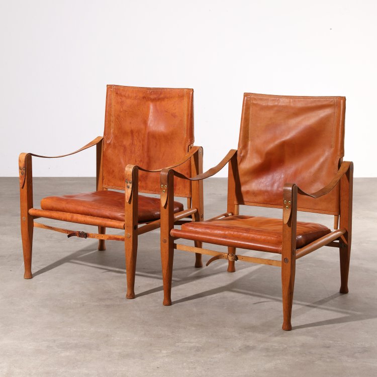 Hauptbild zu Objekt, 2 Safari armchairs model 4700, Kaare Klint, Rud Rasmussen, K-14 525
