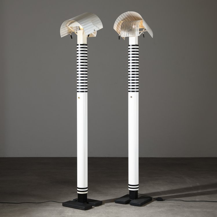 Hauptbild zu Objekt, 2 Stehleuchten Modell Shogun, Mario Botta, Artemide, K-14 589
