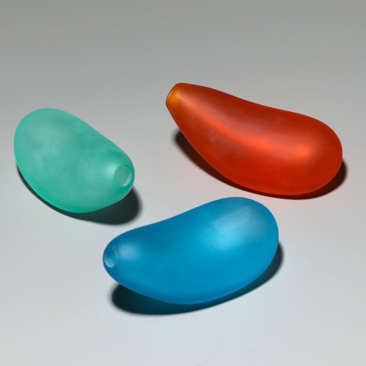 Hauptbild zu Objekt, 3 Miniatur Vasen Modell L' &Eacute;tranget&eacute;, Philippe Starck, Daum, K-14 648