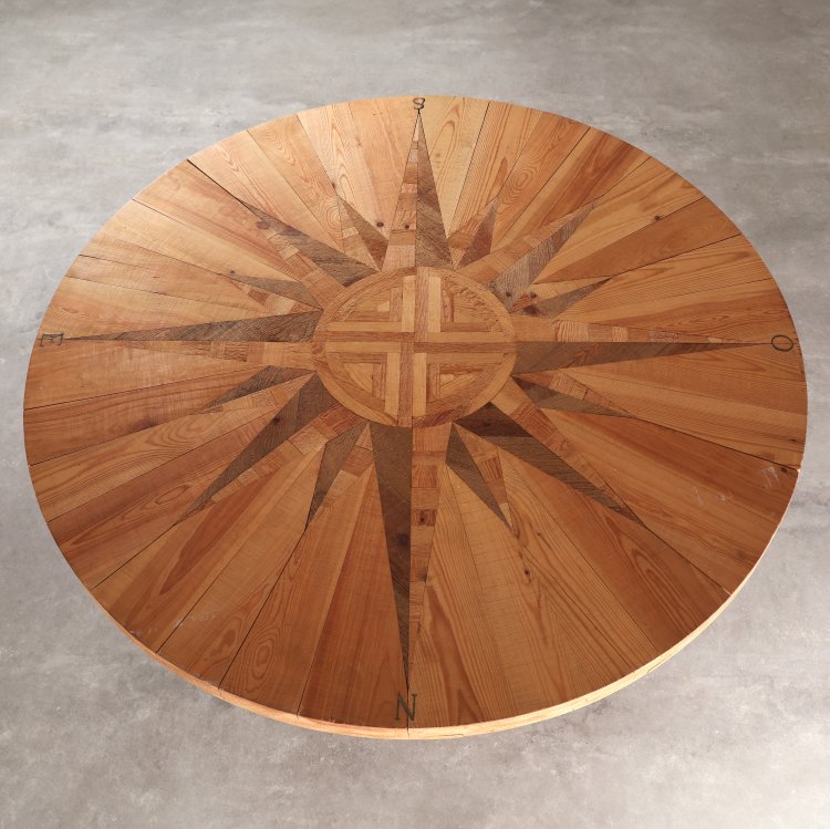 Bild 1 zu Objekt, Dining table model Rosa dei Venti from the Mobili nella Valle series, Mario Ceroli, Poltronova, K-14 596