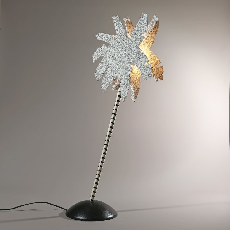 Hauptbild zu Objekt, Table lamp model Palmtree Caribe for the fashion label Fiorucci, Ettore Sottsass, Targetti, K-14 604