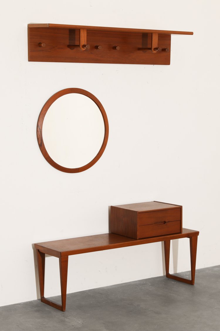 Bild 7 zu Objekt, 4 teiligiges Garderobenset, Aksel Kjaersgaard, Aksel Kjaersgaard, K-14 524