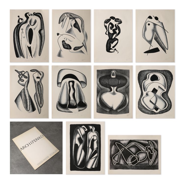 Hauptbild zu Objekt, Les formes vivantes, 1963, Alexander Archipenko, K-14 250