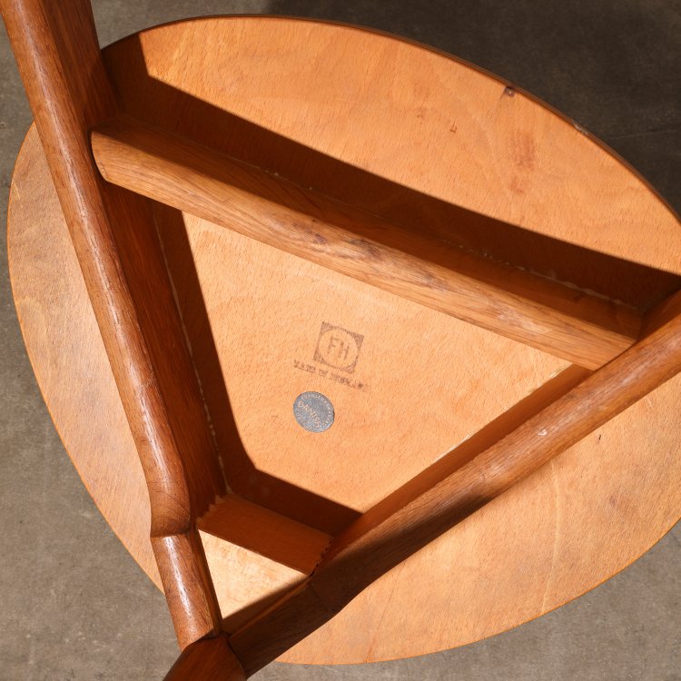 Bild 7 zu Objekt, 5 heart chairs model 4103 + dining table, Svend Aage Madsen,Hans J. Wegner, Fritz Hansen / Knudsen & Son, K-14 509