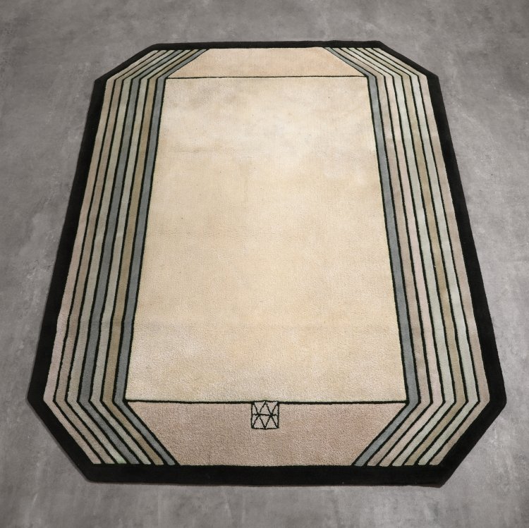 Hauptbild zu Objekt, Teppich Modell Klammer VI, Leo Wollner, JAB Anstoetz, K-14 437