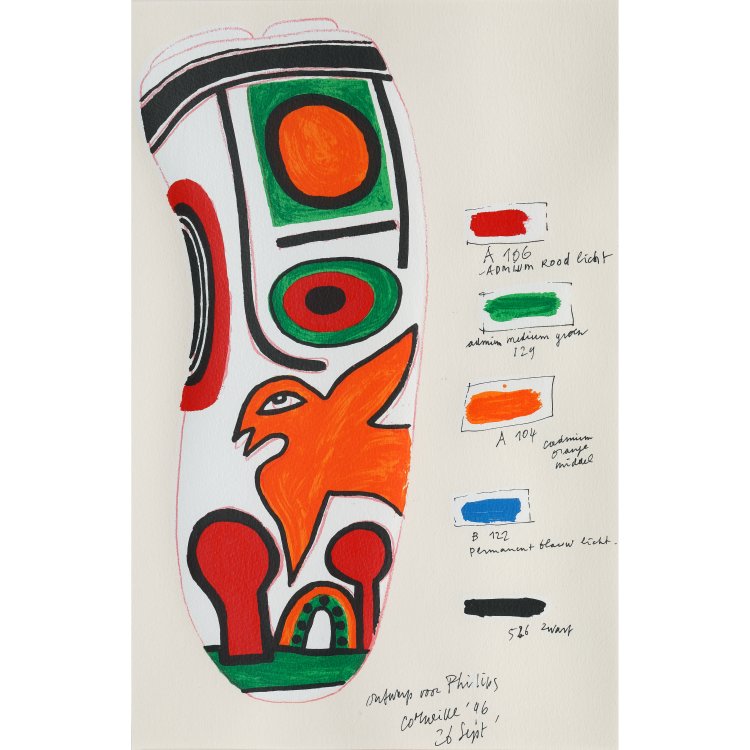 Hauptbild zu Objekt, Ontwerp voor Philips, 1946,  Corneille, K-14 320