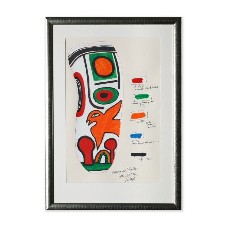 Bild 1 zu Objekt, Ontwerp voor Philips, 1946,  Corneille, K-14 320