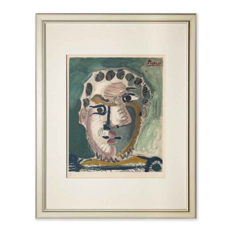 Bild 1 zu Objekt, Tete d'homme barbu, 1967, Pablo Picasso, K-14 257