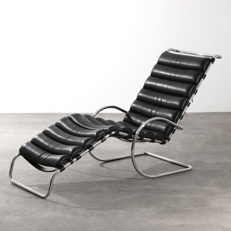 Hauptbild zu Objekt, Recliner model MR Chaise Longue, Ludwig Mies van der Rohe, Knoll International, K-14 573