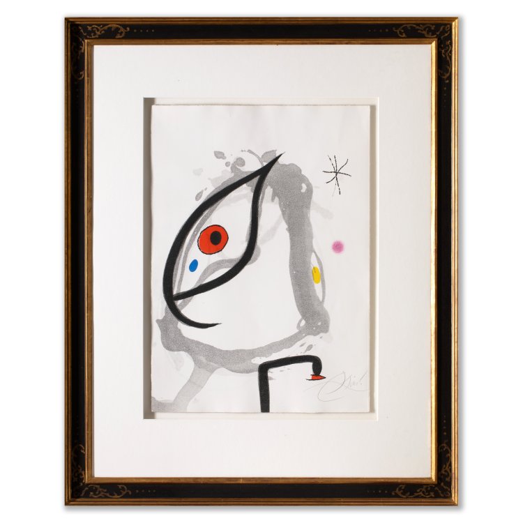 Bild 1 zu Objekt, Blatt aus 'Passage de l'&Eacute;gyptienne', 1985, Joan Mir&oacute;, K-15 251
