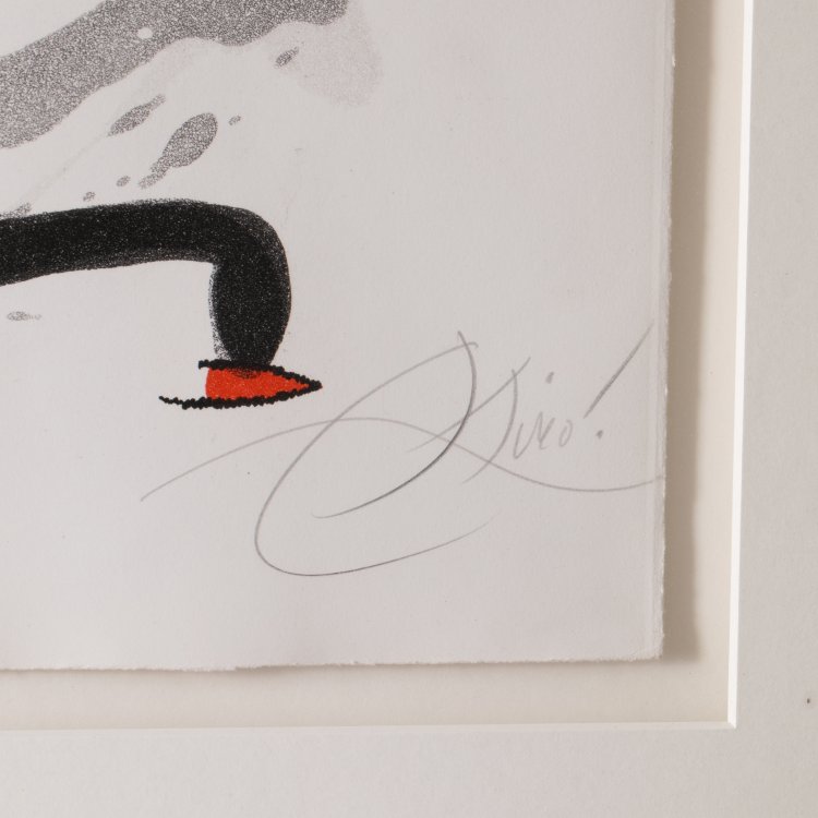 Bild 2 zu Objekt, Blatt aus 'Passage de l'&Eacute;gyptienne', 1985, Joan Mir&oacute;, K-15 251