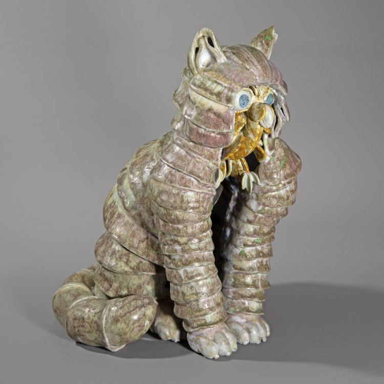 Hauptbild zu Objekt, 'Katzeneule', 1997, Beate Kuhn, K-15 165