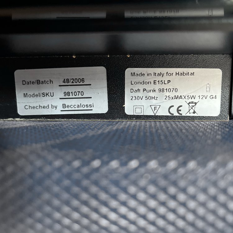 Bild 4 zu Objekt, Interaktiver Lounge-Tisch Modell Daft Punk, Tom Dixon, Habitat, London, K-15 615