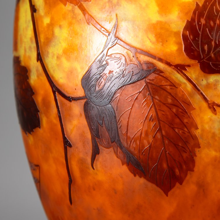 Bild 2 zu Objekt, Vase 'Noisettes', Daum Fr&egrave;res, Nancy, K-15 95