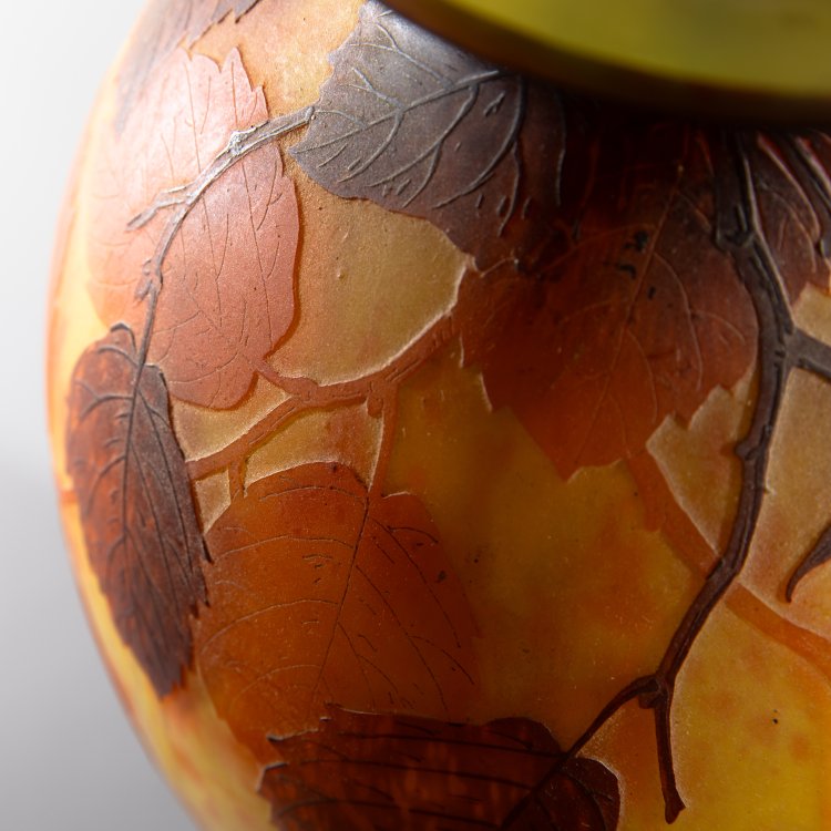 Bild 7 zu Objekt, Vase 'Noisettes', Daum Fr&egrave;res, Nancy, K-15 95