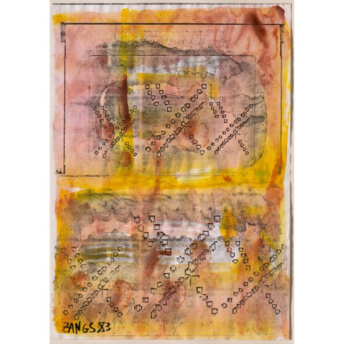 Ohne Titel, Übermalung, 1983
