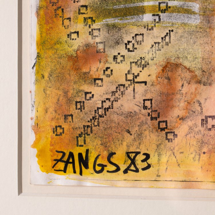 Bild 2 zu Objekt, Ohne Titel, &Uuml;bermalung, 1983, Herbert Zangs, K-15 293