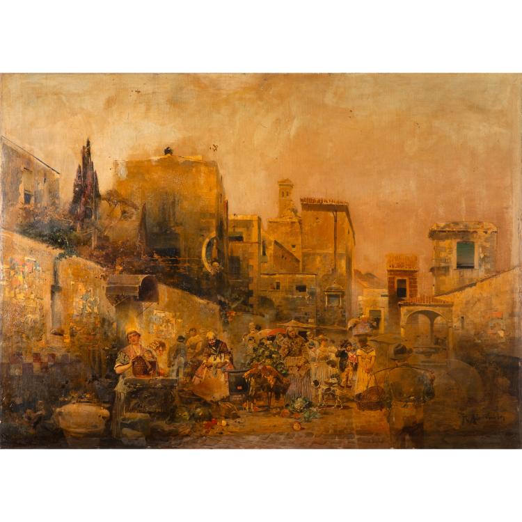 Hauptbild zu Objekt, Italian Market, 1890, K-15 224