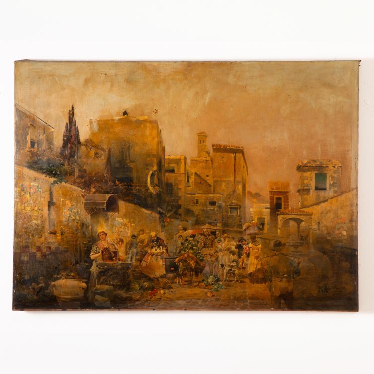 Bild 1 zu Objekt, Italian Market, 1890, K-15 224