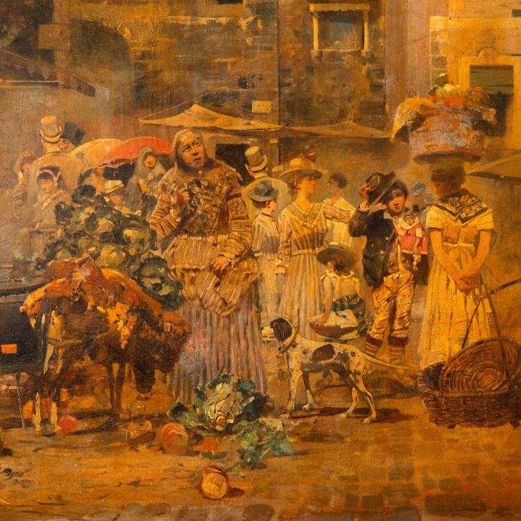 Bild 2 zu Objekt, Italian Market, 1890, K-15 224
