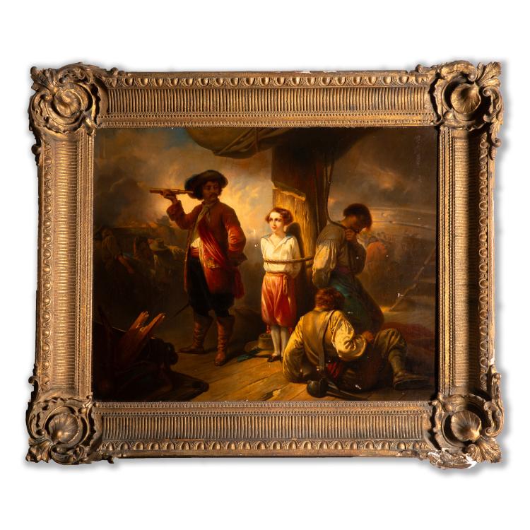 Bild 1 zu Objekt, Child sailor tied to ship's mast., K-15 222