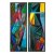 Diptychon Figur und geometrische Formen, 1986