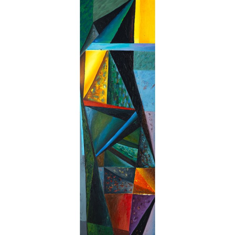 Bild 4 zu Objekt, Diptych Figure and Geometric Forms, 1986, K-15 354