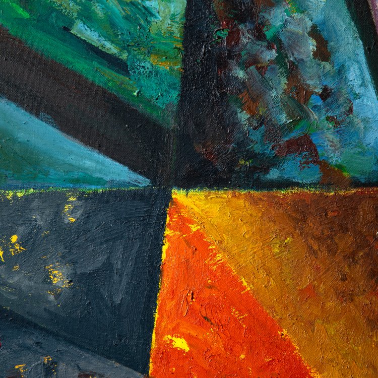 Bild 6 zu Objekt, Diptych Figure and Geometric Forms, 1986, K-15 354