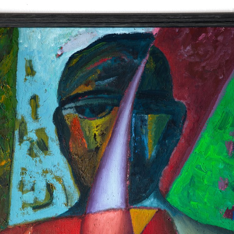 Bild 11 zu Objekt, Diptych Figure and Geometric Forms, 1986, K-15 354