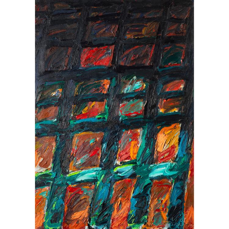 Hauptbild zu Objekt, Untitled (Dark Grid), 1984, K-15 352