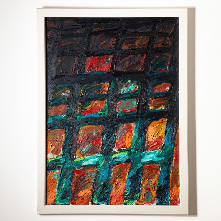 Bild 1 zu Objekt, Untitled (Dark Grid), 1984, K-15 352