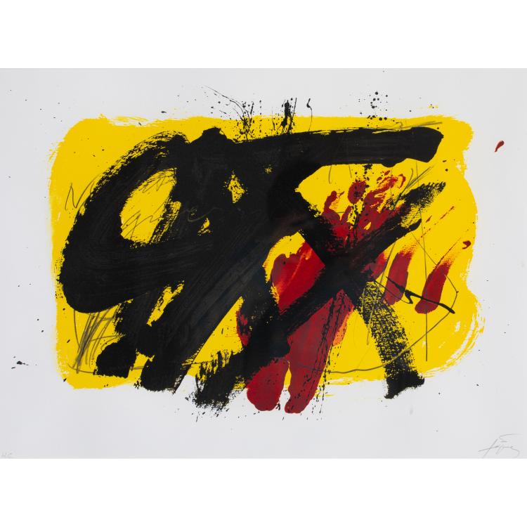 Hauptbild zu Objekt, No. 6 from 'La Clau del Foc', 1973, Antoni T&agrave;pies, K-15 252