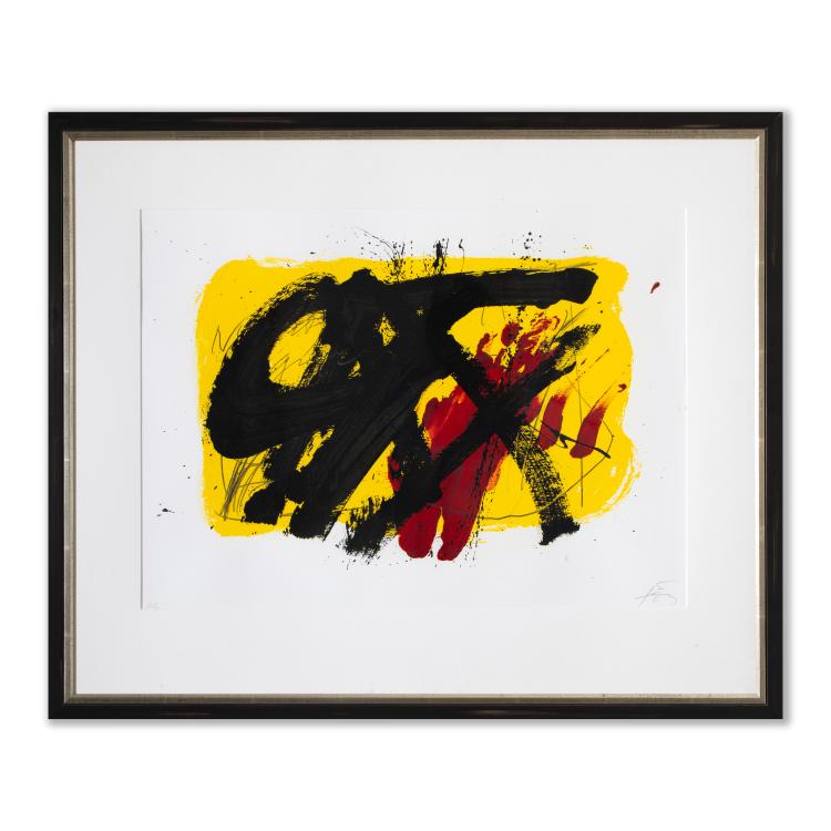 Bild 1 zu Objekt, No. 6 from 'La Clau del Foc', 1973, Antoni T&agrave;pies, K-15 252