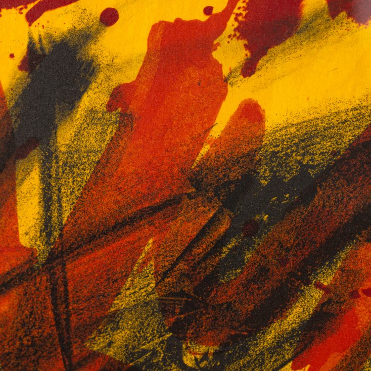 Bild 4 zu Objekt, Plate from 'Poems from the Catalan', 1973, Antoni T&agrave;pies, K-15 253