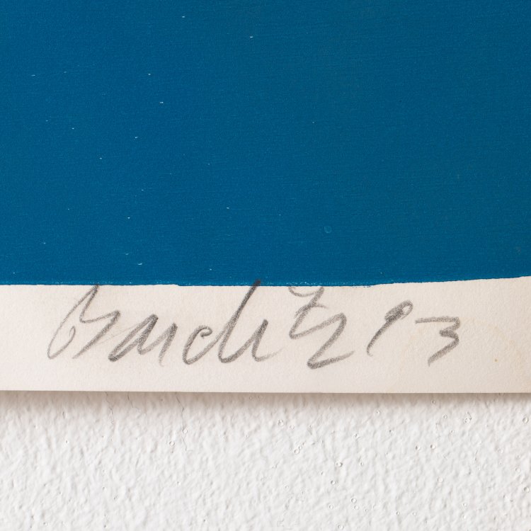 Bild 2 zu Objekt, 'Puck' (blau), 1993, Georg Baselitz, K-15 363