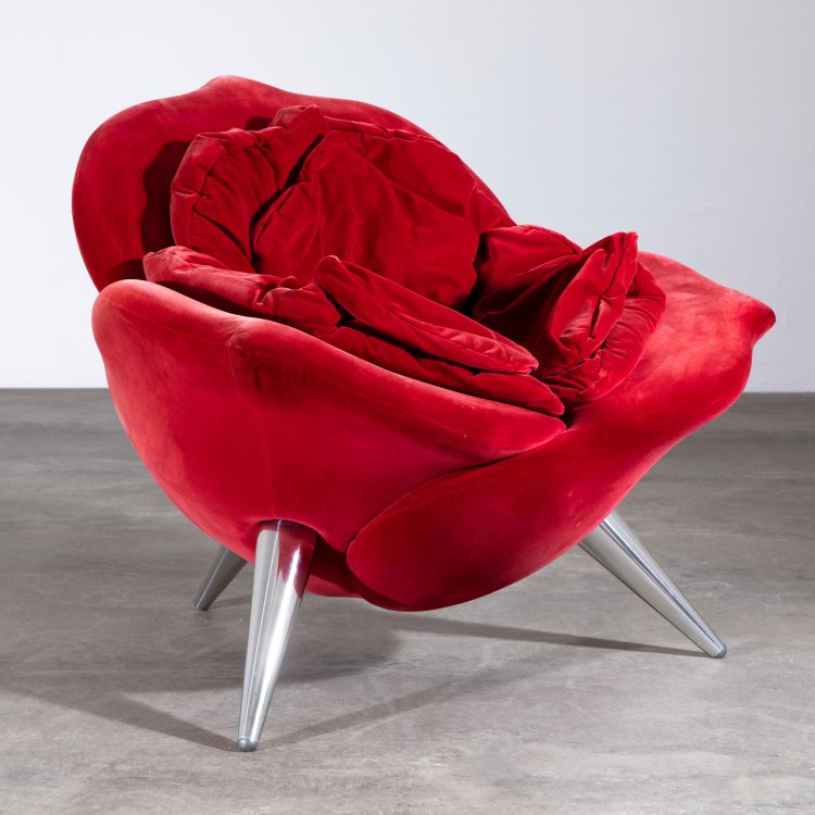 Hauptbild zu Objekt, Lounge Sessel Modell Rose Chair, Masanori Umeda, Edra, K-15 577