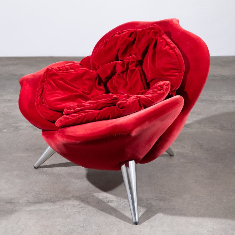 Hauptbild zu Objekt, Lounge Sessel Modell Rose Chair, Masanori Umeda, Edra, K-15 578